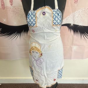Vintage Embroidered Apron